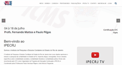 Desktop Screenshot of ipecrj.com.br